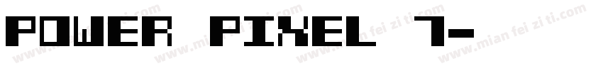 Power Pixel 7字体转换